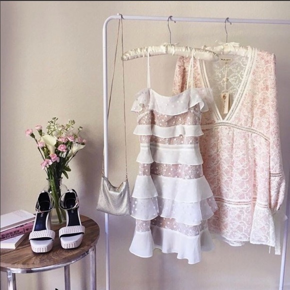 NWOT For love and lemons cosmic mini dress - Picture 2 of 6